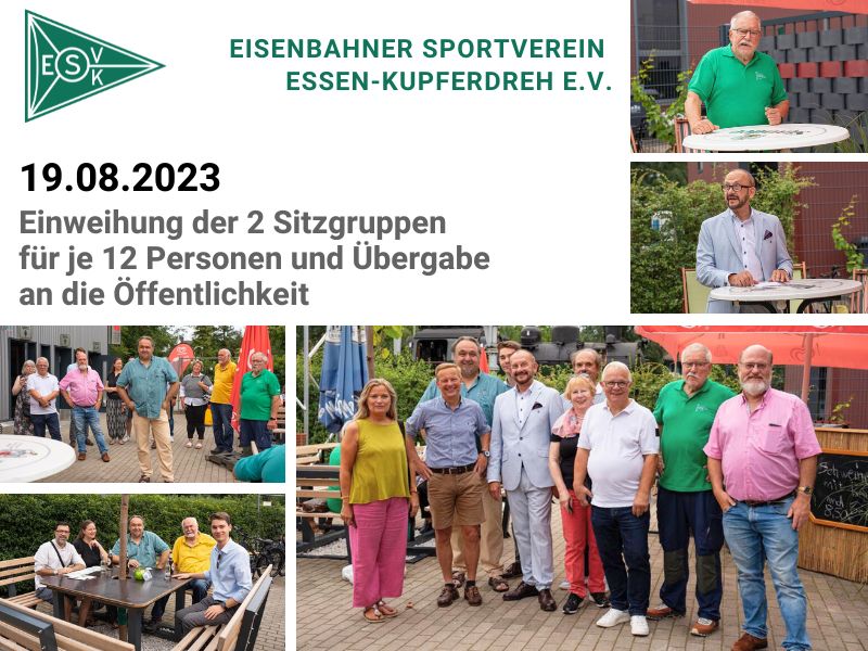 ESV K 19.08.2023 Einweiung der Sitzgruppen