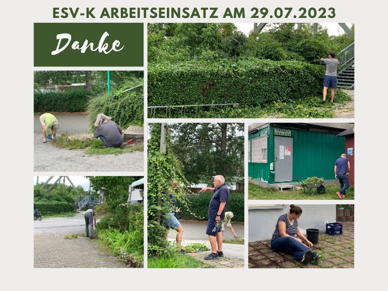 ESV K Arbeitseinsatz 29.07.2023